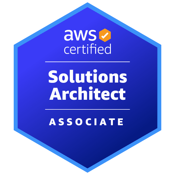 AWS Certified Solutions Architect Associate Badge